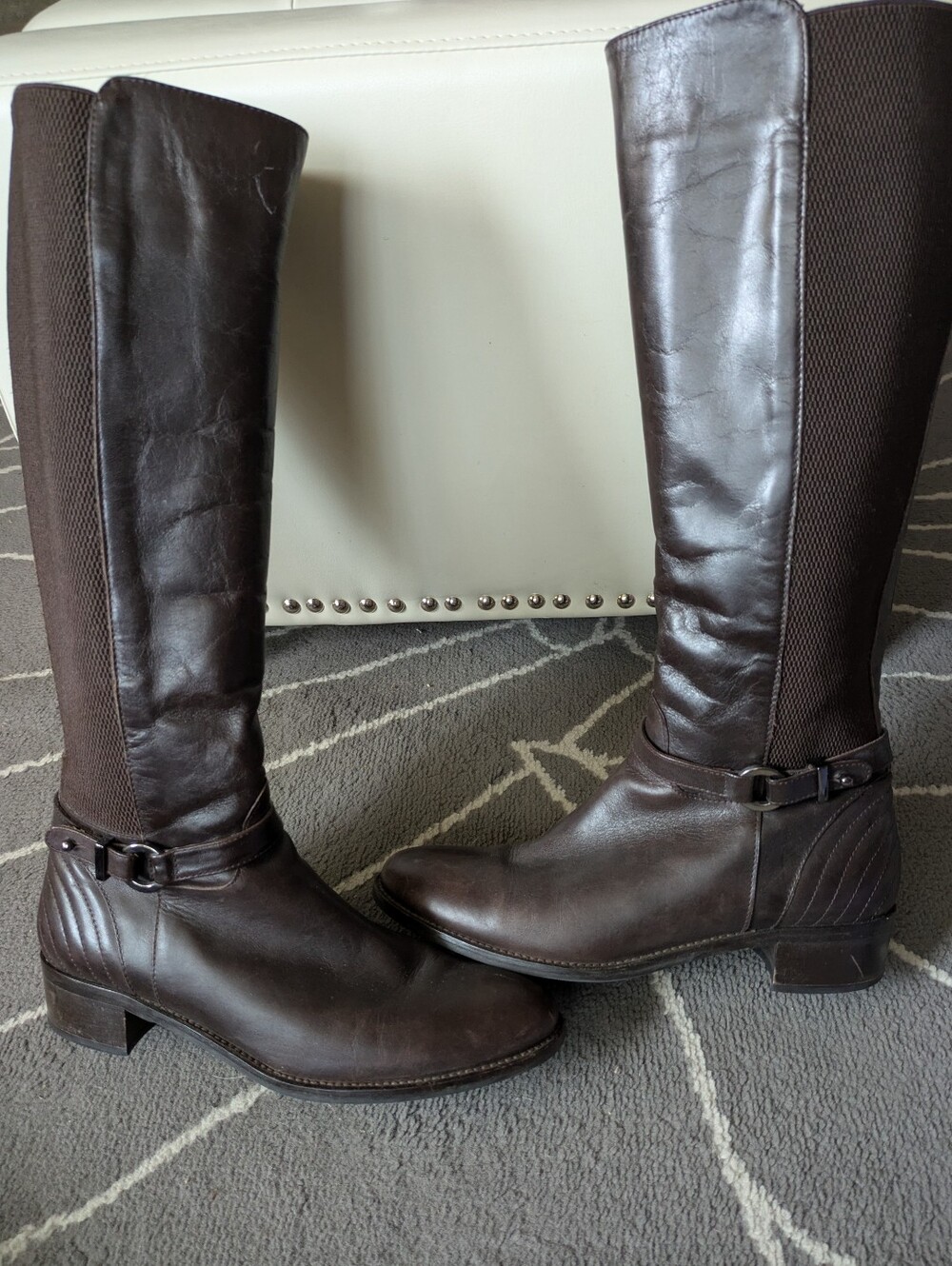 Aquatalia Italian Boots In Expresso size 7.5